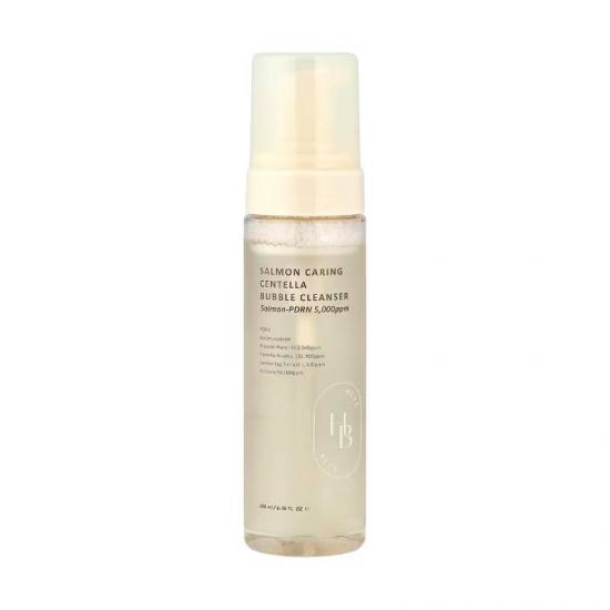 HEVEBLUE SALMON CARING CENTELLA BUBBLE CLEANSER 200ML