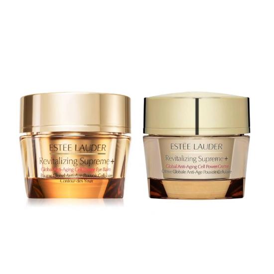 Estee Lauder Revitalizing Supreme+ Global A-A Cell Power Creme + Revitalizing Supreme+ Global Anti-Aging Cell Power Eye Balm [Komplet]