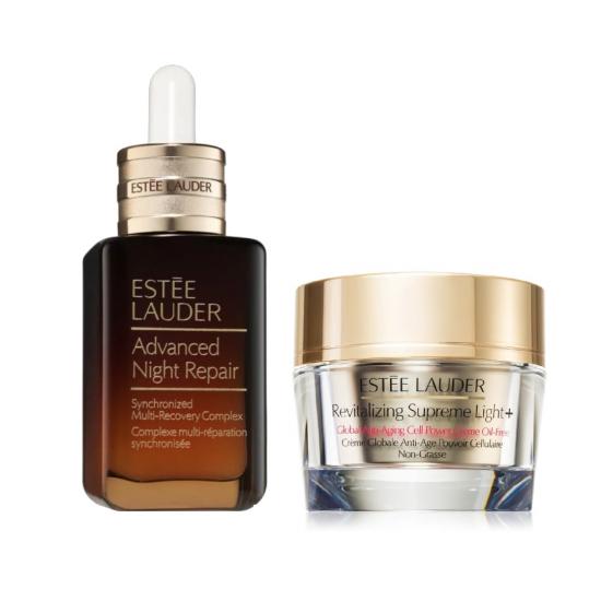 Estee Lauder Advanced Night Repair Serum + Estee Lauder Revitalizing Light +Global Anti-Aging Cell Power Creme Oil-Free [Komplet]