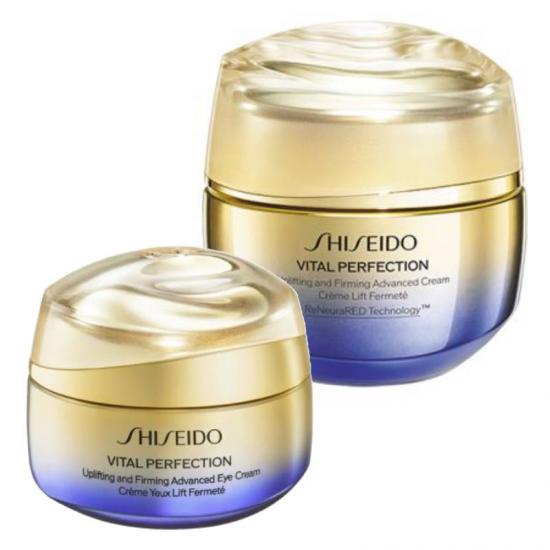 Shiseido Vital Perfection Uplifting And Firming Advanced Cream + Shiseido Vital Perfection Uplifting And Firming Advanced Eye Cream 15ml