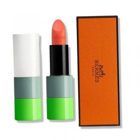 Hermes Rouge Hermes Shiny Lipstick orange capucine 35 brilliant